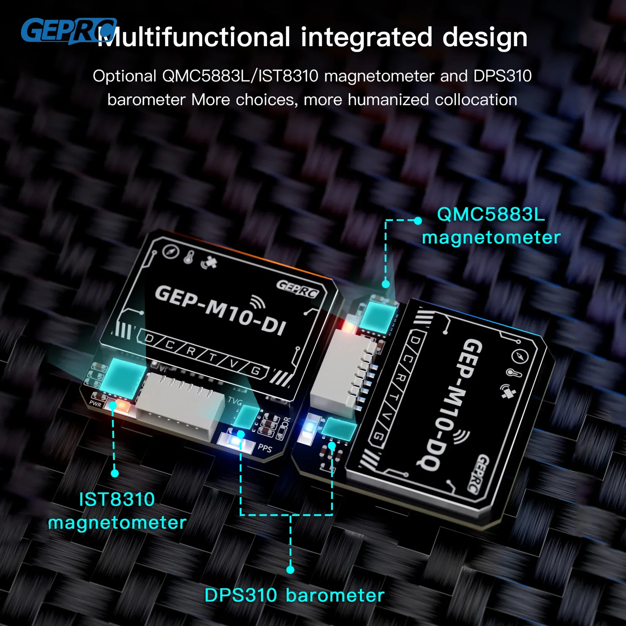 Módulo GPS serie GEPRC GEP-M10 - Foxeer Reaper Extreme 2.5W Vtx reseña y precio